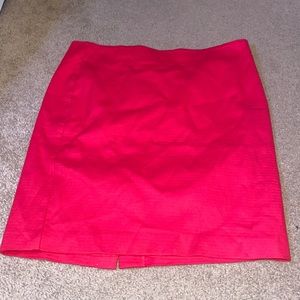 Ann Taylor Red Skirt